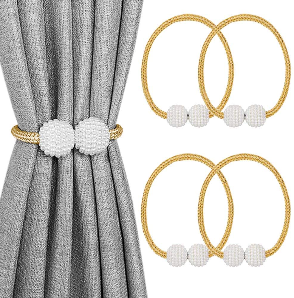 Magnetic Curtain Tiebacks for Window Decoration 1 Pair(2PCS) - Image 3