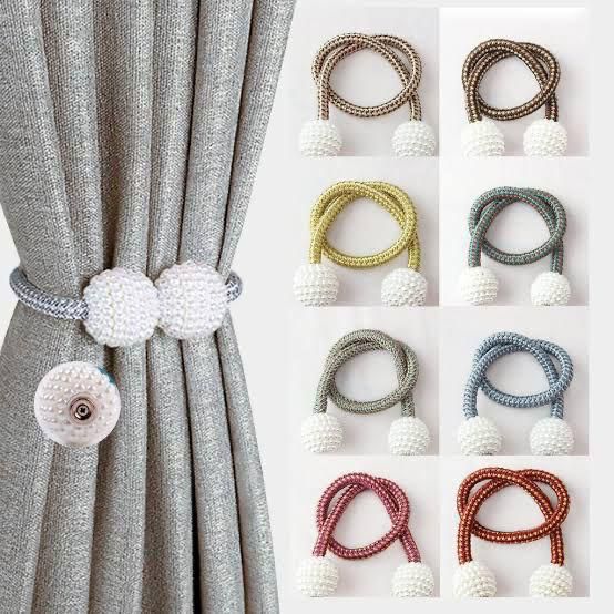 Magnetic Curtain Tiebacks for Window Decoration 1 Pair(2PCS) - Image 4