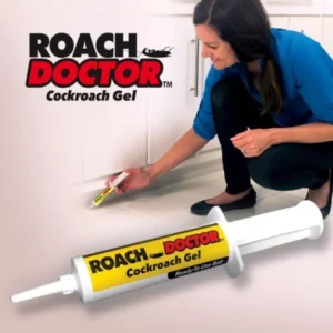 (Pack of 2) BulbHead Original Roach Doctor Cockroach Gel Ready-to-Use Cockroach Gel Bait – Outdoor & Indoor Roach Killer with Syringe Applicator