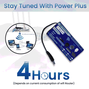 WiFi Router UPS Power Bank 9 Volts – 4 Hours Guaranteed Backup – Tp Link Tenda PTCL & Other Routers