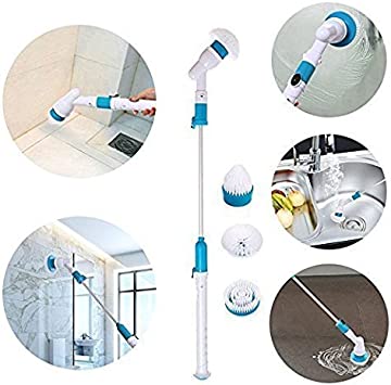 Rechargeable Spin Scrubber Long Handle Cleaning Brush (free home delivery) - Image 4