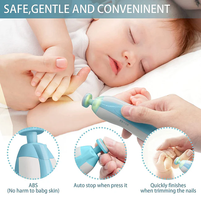 6 in 1 Baby Nail Clipper Nail Cutter Manicure & Pedicure – Newborn to Adult Portable Versatile Newborn Toddler Nail Care Clipper Toes Fingernails Care Trimmer Set - Image 3