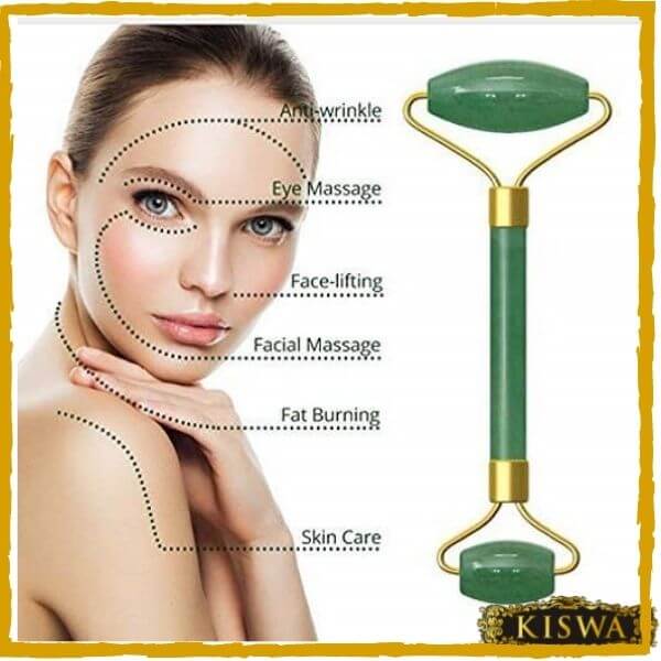 Jade Roller Massager Face Roller | Skin Stone | Anti-face Aging Neck wrinkles Massager - Image 3