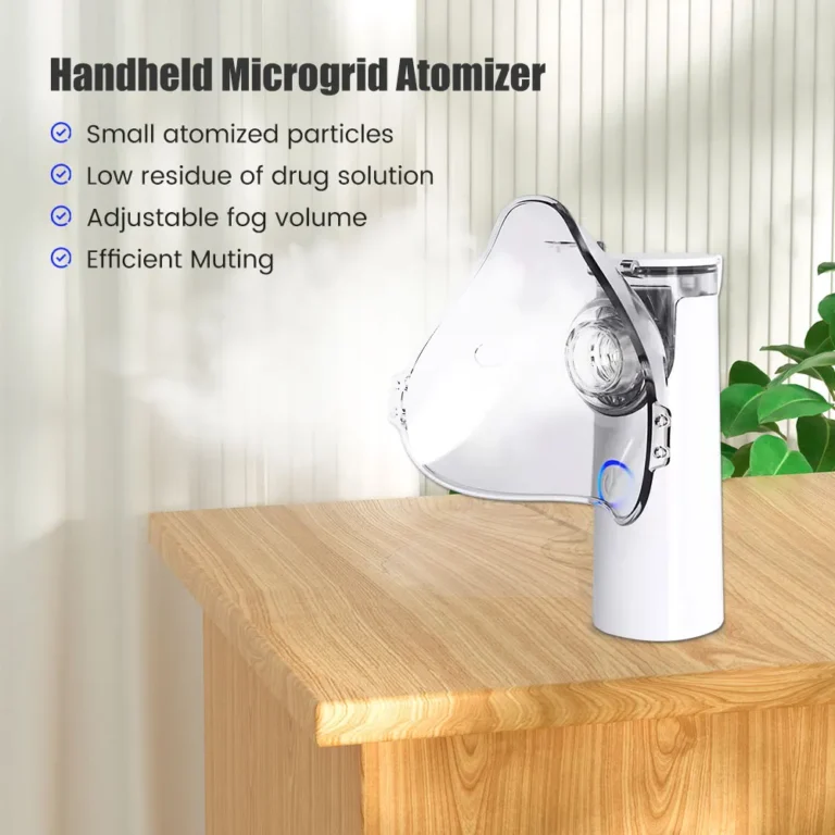 (free home delivery) Portable Nebulizer – Nebulizer Machine for Adults and Kids, Mesh Nebulizer for Breathing Problems, Handheld Nebulizer - Image 3