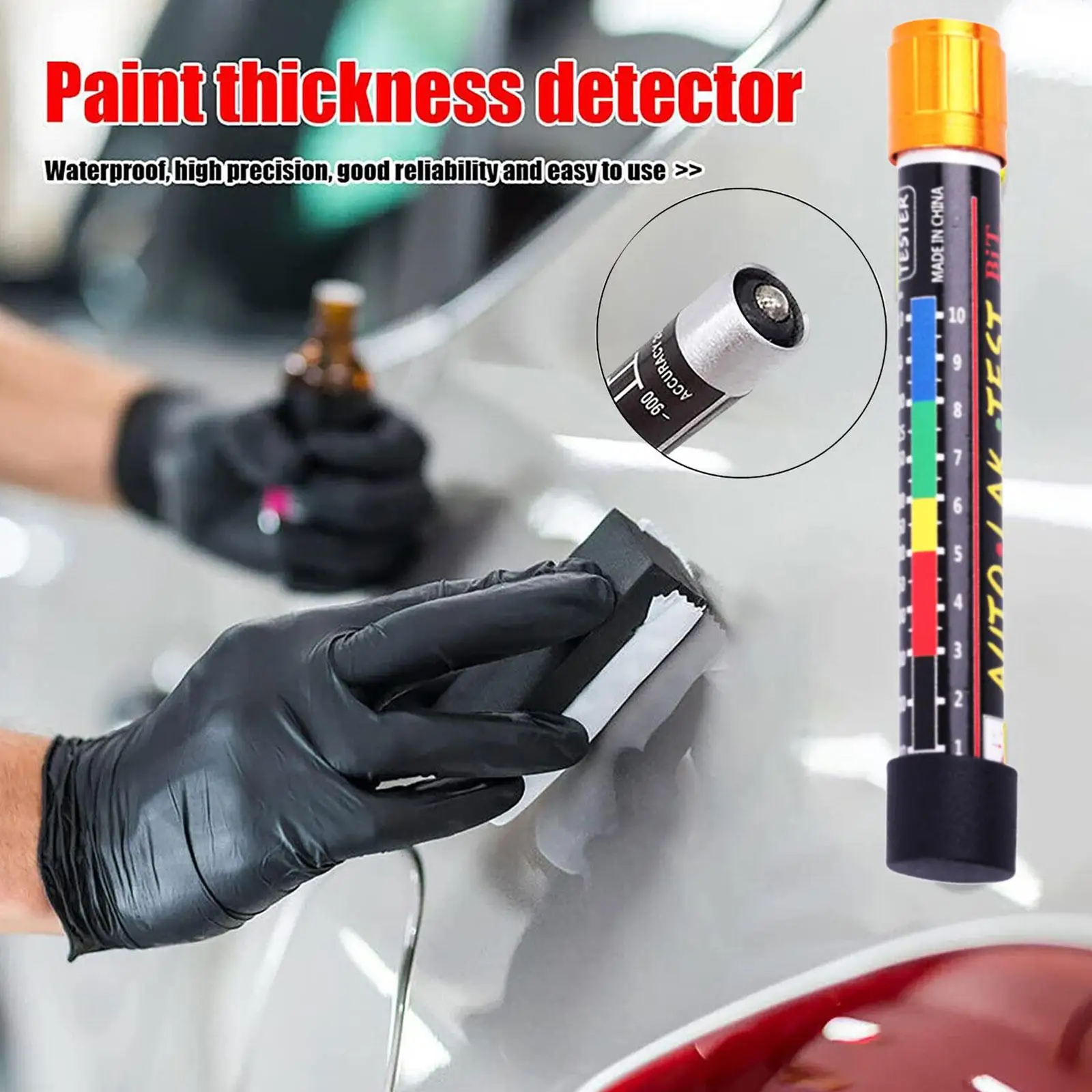 (FREE HOME DELIVERY) Auto Car Paint Thickness Tester Pen - Image 3