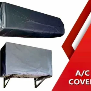 Pack of 2 Dust proof Ac Cover For Indoor & Outdoor Unit – 1.5 Ton -Parachute Silver 100% Water Proof