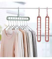 (Pack of 5) Adjustable Multipurpose Plastic Hangers - Image 4