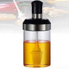250ml Kitchen Condiment Jar With Oil Brush - Image 3