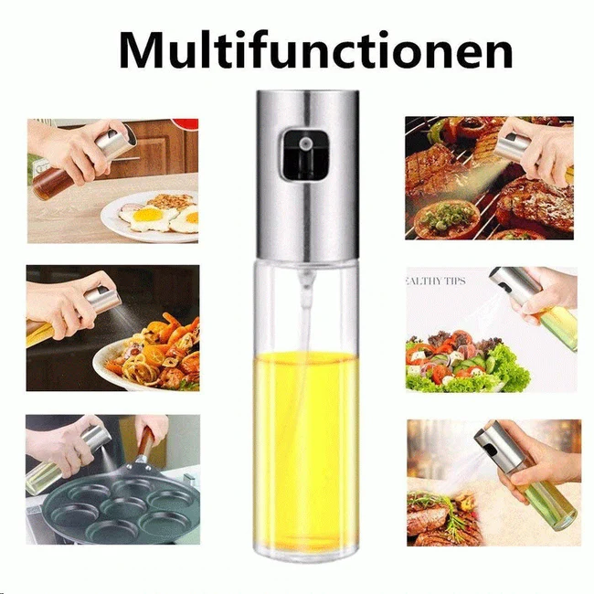 Stainless Steel Olive Oil Vinegar Sprayer Oil Spray Bottle Dispenser for Kitchen 100 ML - Image 4