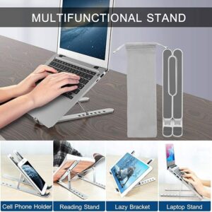 Laptop Stand – Foldable Non-slip Stand For Laptop And Tablet – Lightweight and Durable Plastic Laptop Stand