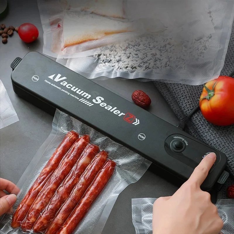 Vacuum Sealer Hand Machine ZKFK-001 | Automatic Food Sealer with 5 Vacuum Bags for Fresh Food Storage - Image 3