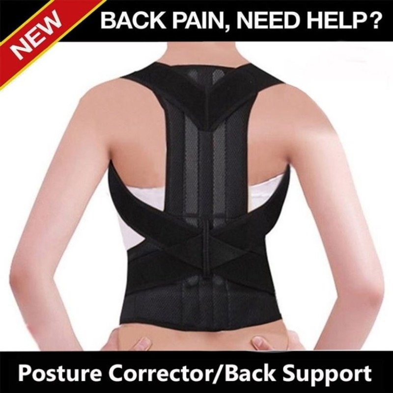 Back Pain Relief Posture Corrector Belt | Adjustable Support for Spine, Shoulder & Lumbar Alignment | Medium - Image 4