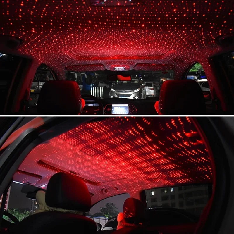 LED Galaxy Star USB Decoration Light | Starry Laser Projector Night Light for Home & Car - Image 4
