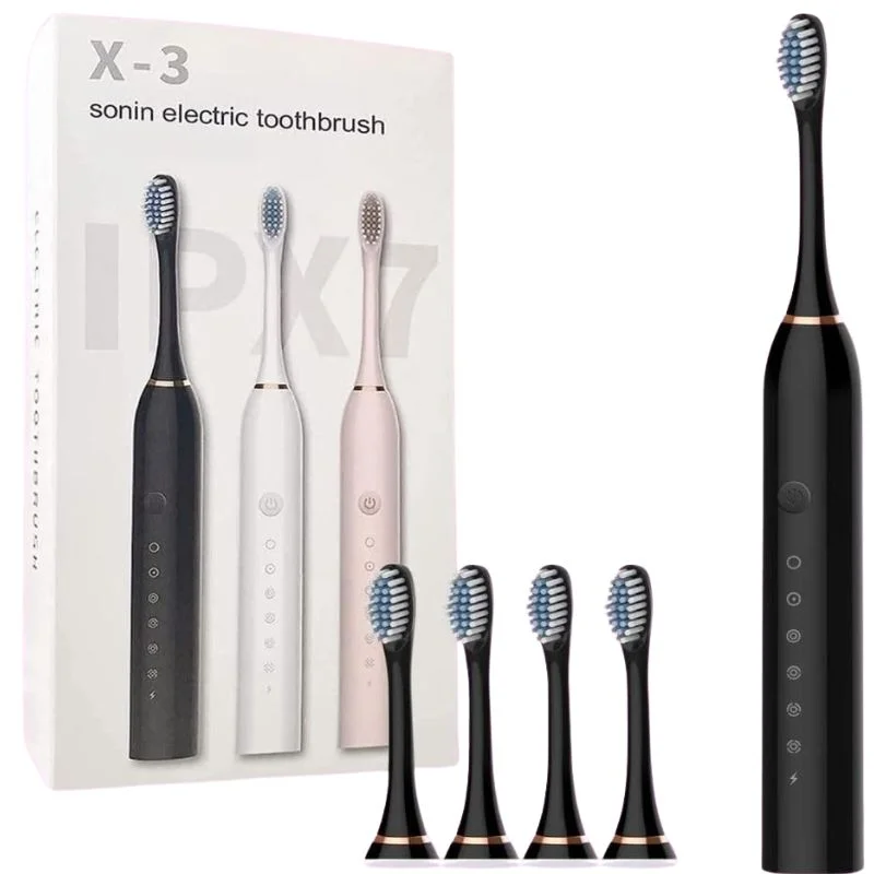 X3 Sonic Electric Toothbrush Rechargeable | USB Fast Charging Toothbrush with 5 Modes Deep Cleaning Whitening & Gum Care - Image 7