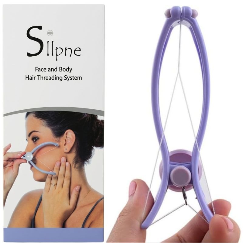 Sipne Face and Body Hair Threading System | Cotton Threading Device for Eyebrows Face & Body | Random Color - Image 6