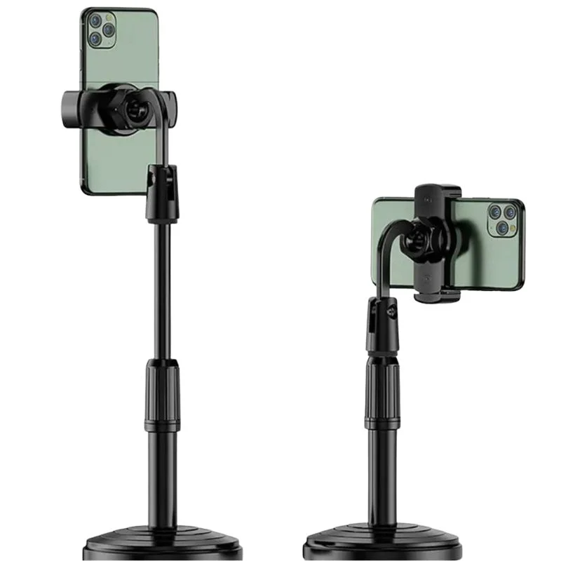 Adjustable Mobile Phone Stand with Flexible Gooseneck Arm | For Recording, Live Streaming & Video Calls | Stable Desk Mount Stand - Image 3