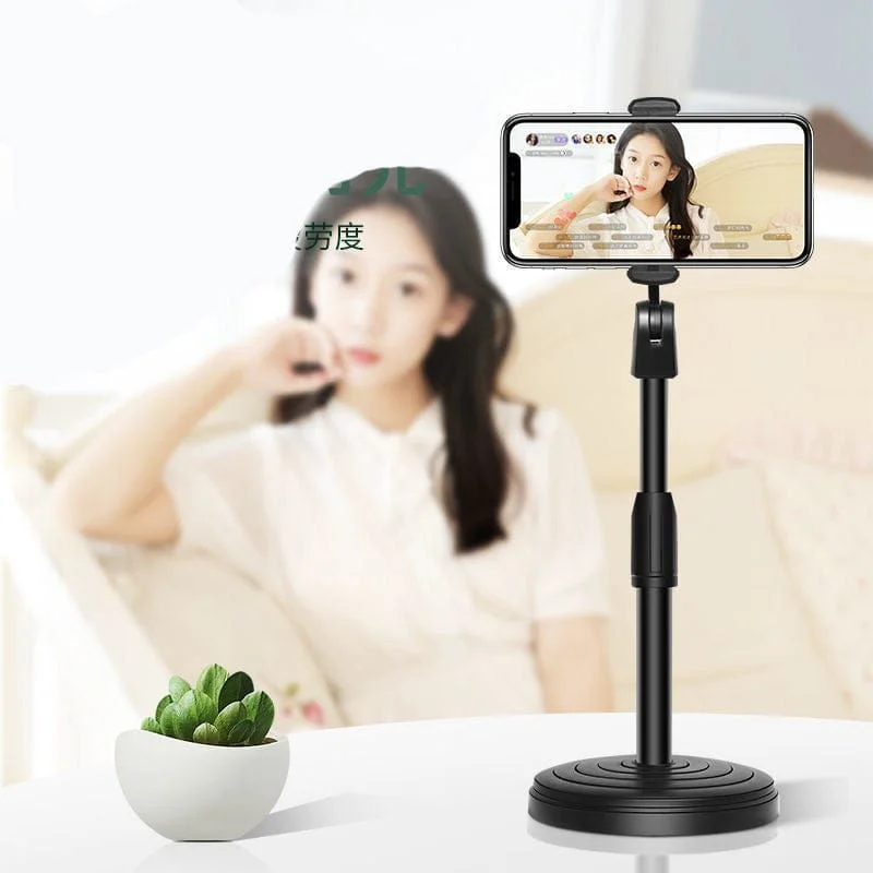 Adjustable Mobile Phone Stand with Flexible Gooseneck Arm | For Recording, Live Streaming & Video Calls | Stable Desk Mount Stand - Image 6