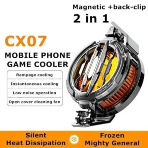 MEMO CX07 Mobile Cooling Fan 15W | Semiconductor Phone Cooler for Gaming | Magnetic Mobile Radiator for Android & iPhone