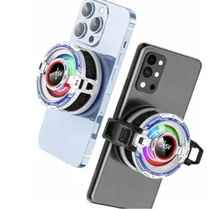 CX16 Magnetic Mobile Cooling Fan | Semiconductor Phone Cooler with RGB Lights | Fast Cooling Gaming Radiator for Android & iPhone