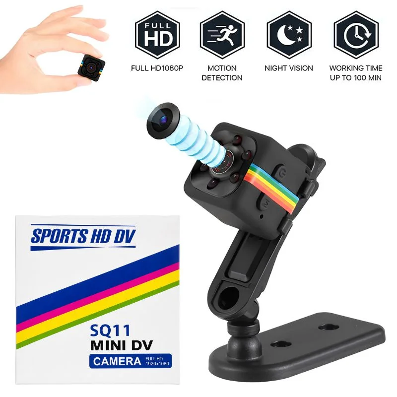 SQ11 Mini Camera HD 1080P | Night Vision Motion Detection DVR Camcorder - Image 4