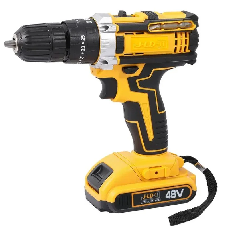 Cordless Drill Machine Kit with 2 Batteries & 26 Accessories | Portable Rechargeable Impact Drill Set - Image 4