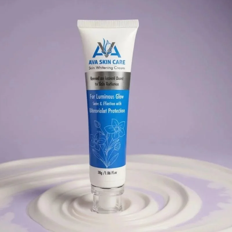 AVA Skin Whitening Cream | Brightening & Hydrating Face Cream | Smooth & Healthy-Looking Skin | 30g - Image 4