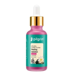 Pilgrim Peeling Solution | Weekend Facial Peel for Deep Cleansing & Exfoliation | Radiant & Even-Toned Skin | For Men & Women | 30ml