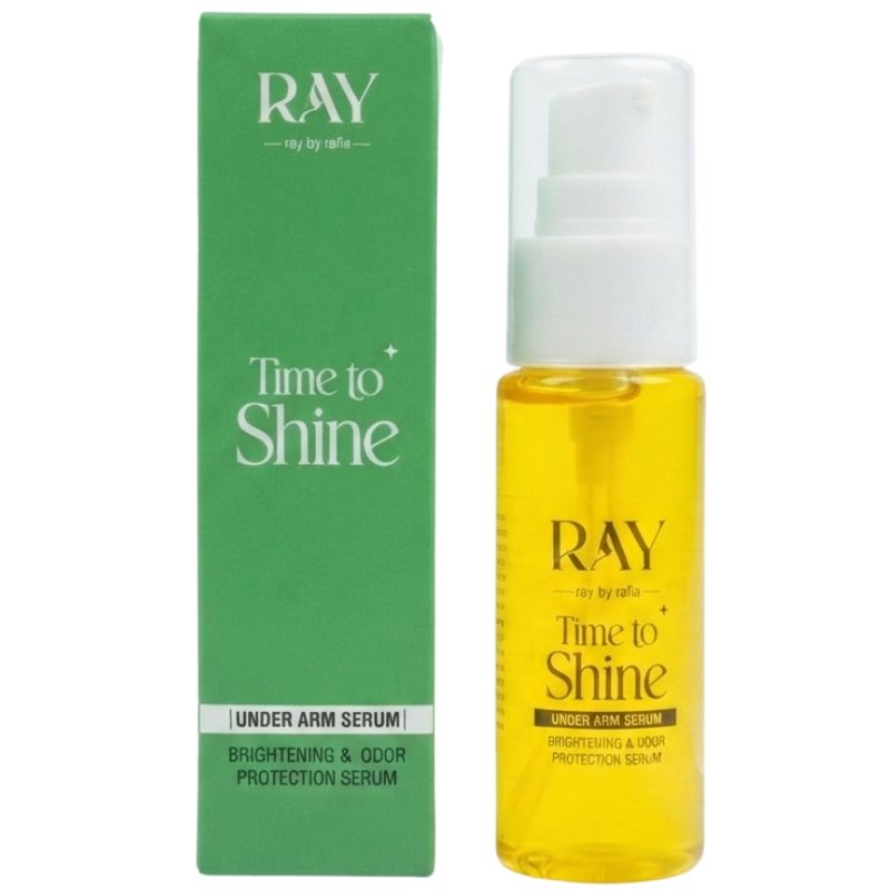 Ray Time To Shine Underarm Serum | Brightening Underarm Serum with Niacinamide, Alpha Arbutin & Hyaluronic Acid | Lightweight Daily Care | 30ml - Image 3