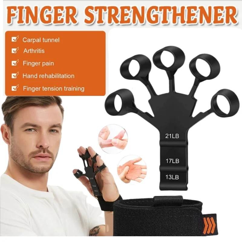 Adjustable Hand Grip Strengthener | Finger Exerciser & Hand Therapy Trainer | Grip Strength Trainer for Fitness, Rehabilitation & Arthritis Relief - Image 4