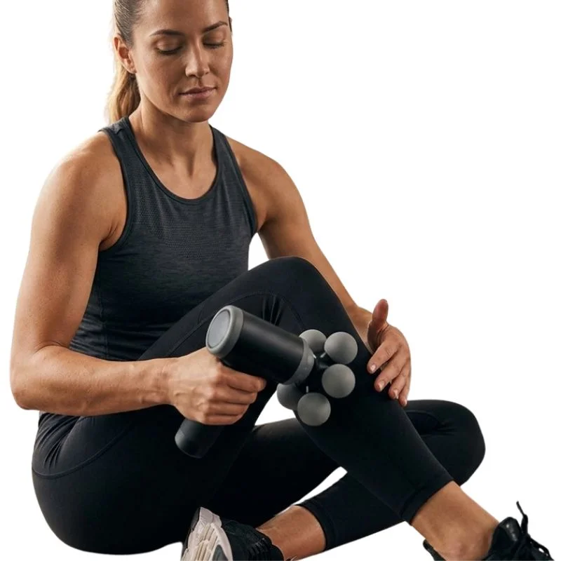 Five Head Massage Gun | Rechargeable Deep Tissue Muscle Massager | 9 Massage Heads | 6 Speed Levels | Model BLD-780 | Random color - Image 5