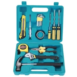12-in-1 Home Tool Kit | Multi-Purpose Household Repair Tool Set | Hardware Toolkit with Durable Storage Box
